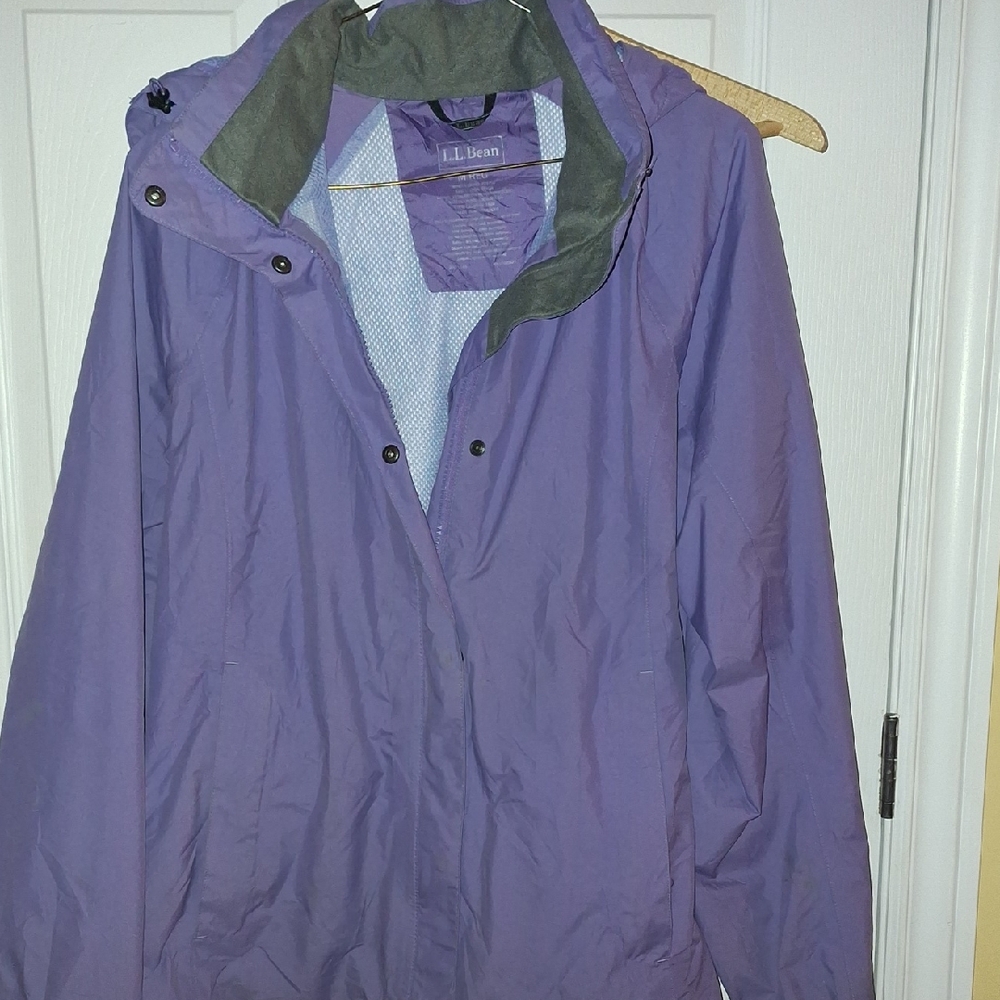L.L. Bean Women's Lavender Rain Jacket